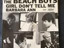 Beach Boys Barbara Ann (b/w Girl 