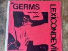 The Germs: Lexicon Devil--RARE 1978 Original 7-Inch-Red Fold-Out 