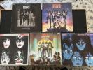 5 Kiss LPs Dressed to Kill Destroyer Love 