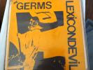 THE GERMS-Lexicon Devil--RARE 1978 Original 7 Goldenrod Sleeve Slash 